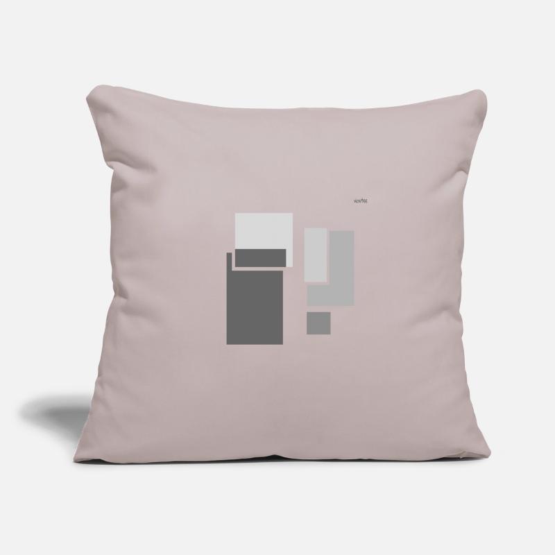rectangles #1- playing with geometry Sofa pillowcase 17,3'' x 17,3'' (45 x 45 cm)