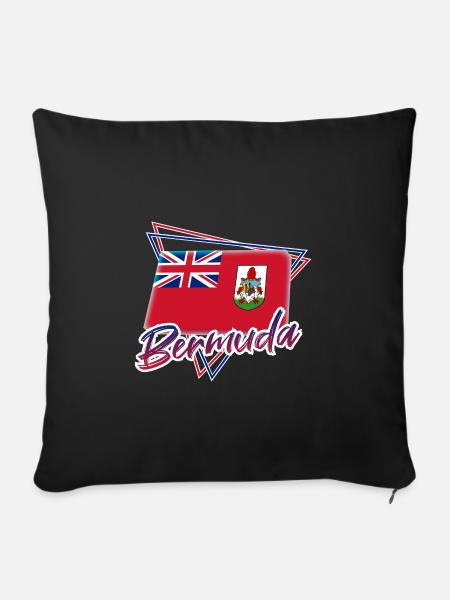 Bermuda - Sofakissenbezug 45 x 45 cm - Schwarz