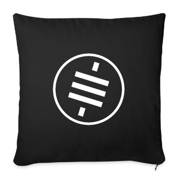 Sats are our cents - White - Sofakissenbezug 45 x 45 cm - Schwarz - Vorne
