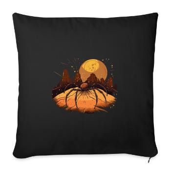 Spider Desert Spider - Sofa pillowcase 17,3'' x 17,3'' (45 x 45 cm) - black - Front
