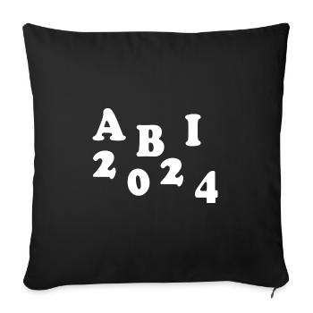 Abi 2024 - Sofakissenbezug 45 x 45 cm - Schwarz - Vorne