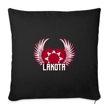 Lakota - Housse de coussin décorative 45 x 45 cm - noir - Devant