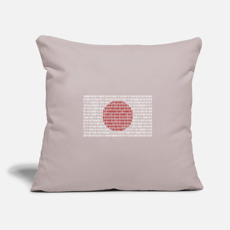 Japan Flagge Zahlen Binärcode Byte Bit Code Sofakissenbezug 45 x 45 cm