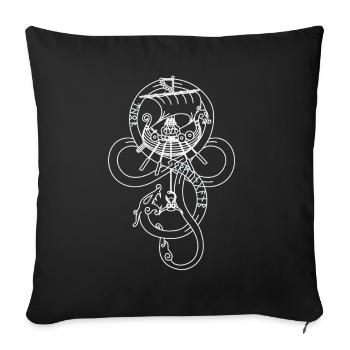 Thor - Housse de coussin décorative 45 x 45 cm - noir - Devant