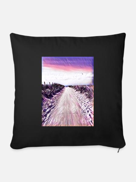 Julianadoorp Poster - Sofakissenbezug 45 x 45 cm - Schwarz