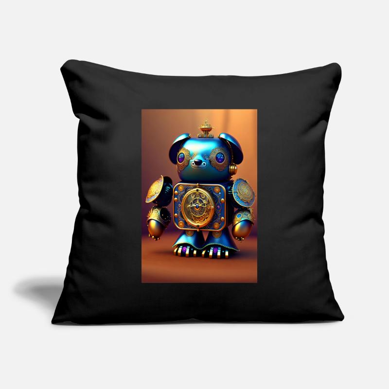 Mouvement mignon Bébé Ours Android Housse de coussin décorative 45 x 45 cm