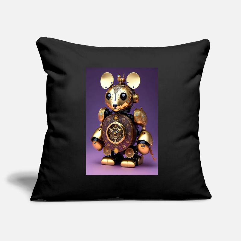 Mignon Clockwork Bébé Kangourou Android Housse de coussin décorative 45 x 45 cm