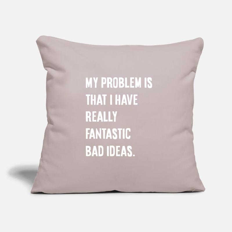 My problem Sofa pillowcase 17,3'' x 17,3'' (45 x 45 cm)