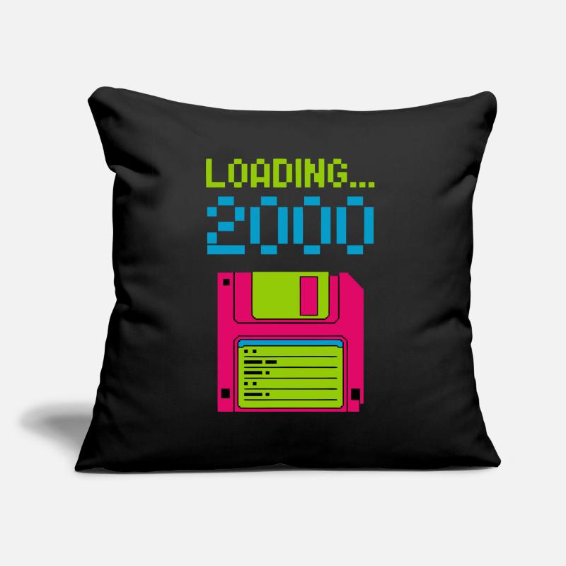Loading 2000 Disketten-Design Retro Pixel Design Sofakissenbezug 45 x 45 cm