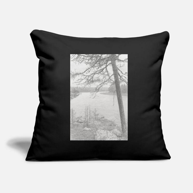 Nature Housse de coussin décorative 45 x 45 cm