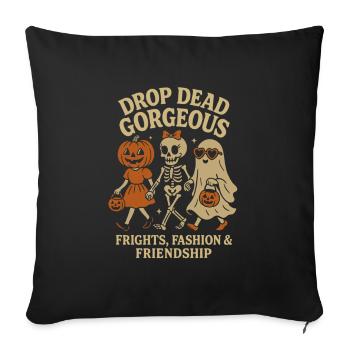 Drop Dead Gorgeous – Halloween Fashion & Friends - Sofakissenbezug 45 x 45 cm - Schwarz - Vorne