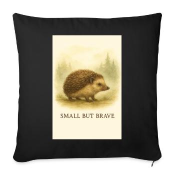 Little Spine Hero - Sofa pillowcase 17,3'' x 17,3'' (45 x 45 cm) - black - Front