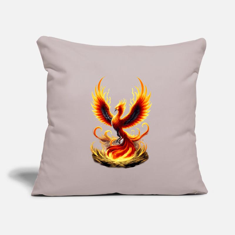 Fire Phoenix Flame Vortex Sofa pillowcase 17,3'' x 17,3'' (45 x 45 cm)