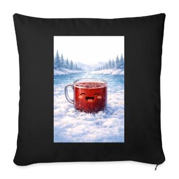 Gifts of the Far North - Mors - Sofa pillowcase 17,3'' x 17,3'' (45 x 45 cm) - black - Front