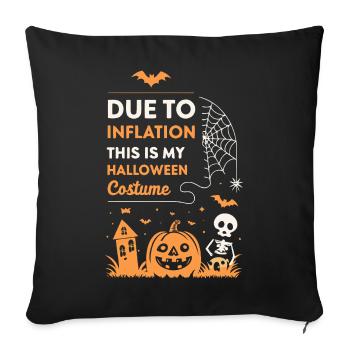 Halloween Inflation Mon Costume - Housse de coussin décorative 45 x 45 cm - noir - Devant