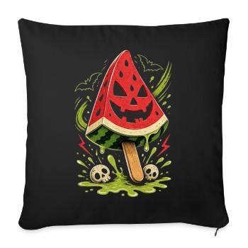 Halloween Summer Melon - Sofa pillowcase 17,3'' x 17,3'' (45 x 45 cm) - black - Front