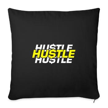 Cotes de bousculade - Housse de coussin décorative 45 x 45 cm - noir - Devant