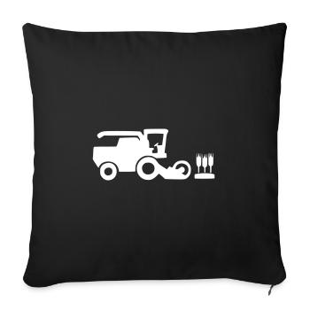 Harvester - Sofa pillowcase 17,3'' x 17,3'' (45 x 45 cm) - black - Front