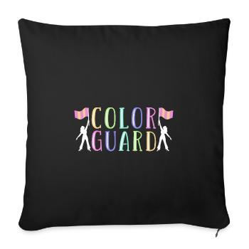 Color Guard - Sofa pillowcase 17,3'' x 17,3'' (45 x 45 cm) - black - Front