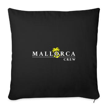 Mallorca Crew - Sofa pillowcase 17,3'' x 17,3'' (45 x 45 cm) - black - Front