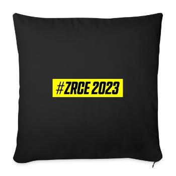 Zrce 2023 - Housse de coussin décorative 45 x 45 cm - noir - Devant