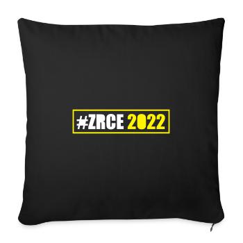 Zrce 2022 - Housse de coussin décorative 45 x 45 cm - noir - Devant