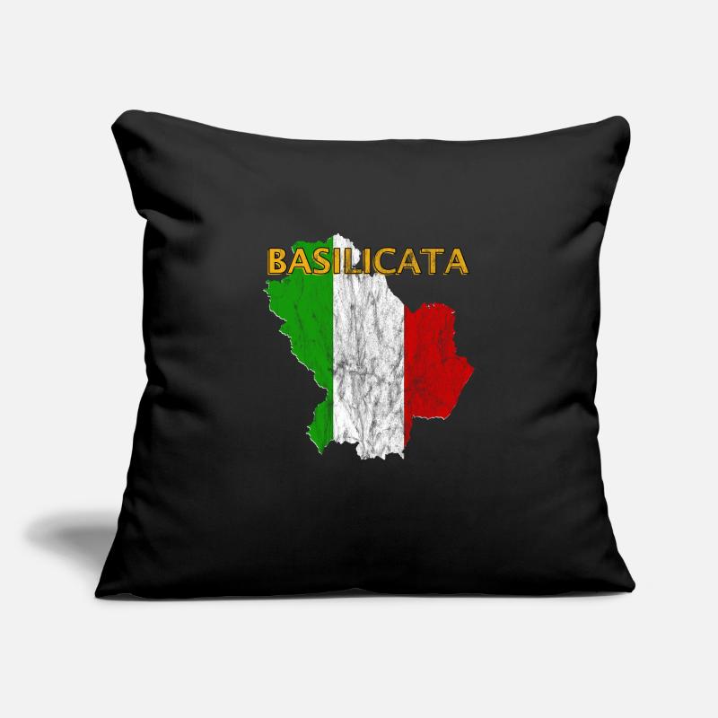 Basilicate Housse de coussin décorative 45 x 45 cm