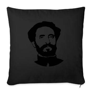 Reggae eu - Sofa pillowcase 17,3'' x 17,3'' (45 x 45 cm) - black - Front