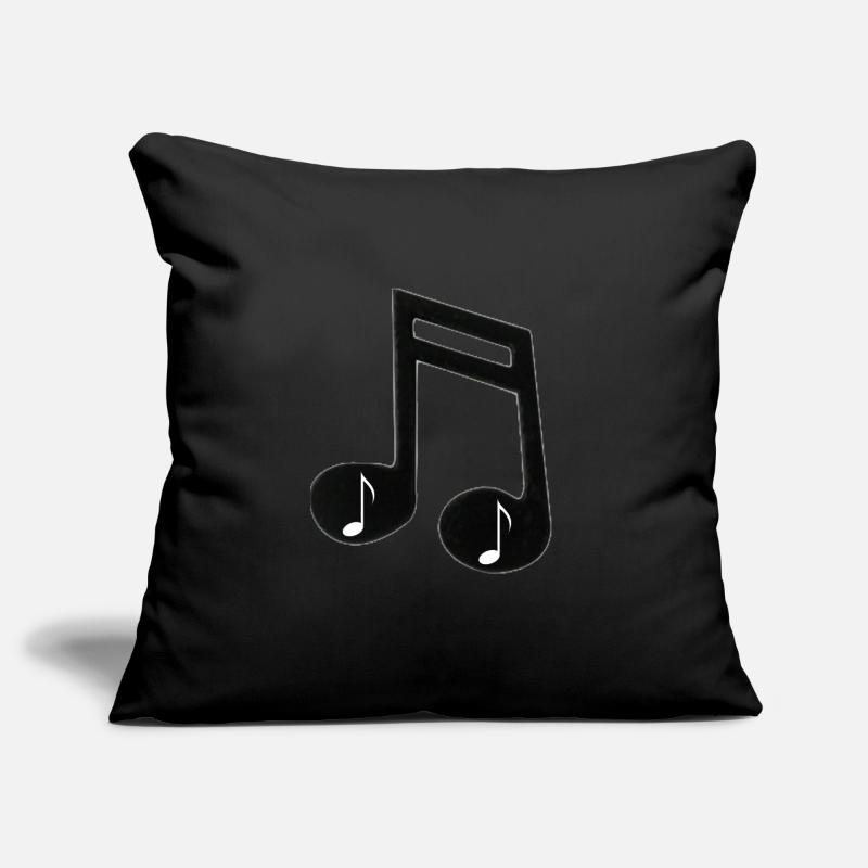 musical note musical notes musical note Sofa pillowcase 17,3'' x 17,3'' (45 x 45 cm)