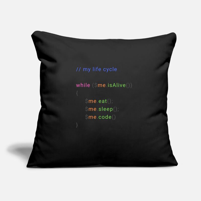 my life cycle dev Sofa pillowcase 17,3'' x 17,3'' (45 x 45 cm)