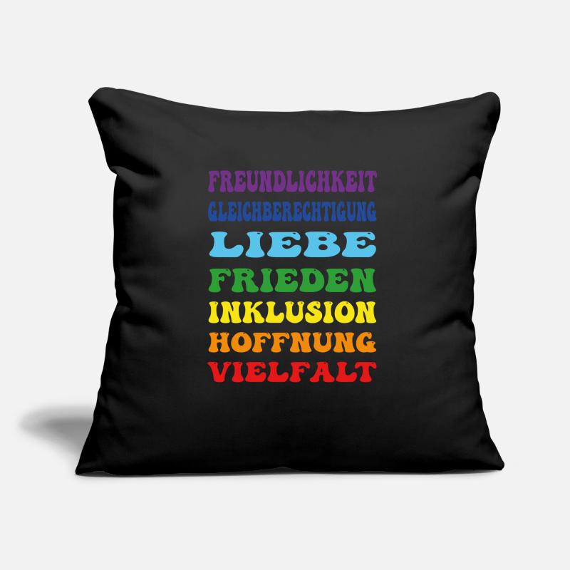 regenbogen csd diversity Sofakissenbezug 45 x 45 cm
