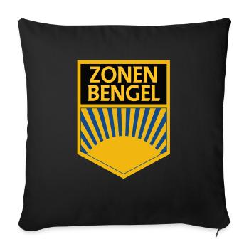 Zonen Bengel DDR FDJ Ossi Ostdeutschland lustig - Sofakissenbezug 45 x 45 cm - Schwarz - Vorne