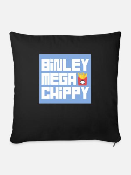 BINLEY mega chippy - Sofakissenbezug 45 x 45 cm - Schwarz