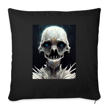 Metal Skull Monster - Sofa pillowcase 17,3'' x 17,3'' (45 x 45 cm) - black - Front