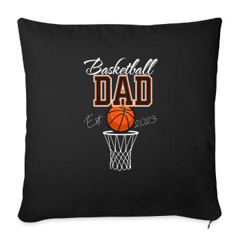 Basketball Daddy Daddy Father's Day Dad Daddy - Sofa pillowcase 17,3'' x 17,3'' (45 x 45 cm) - black - Front