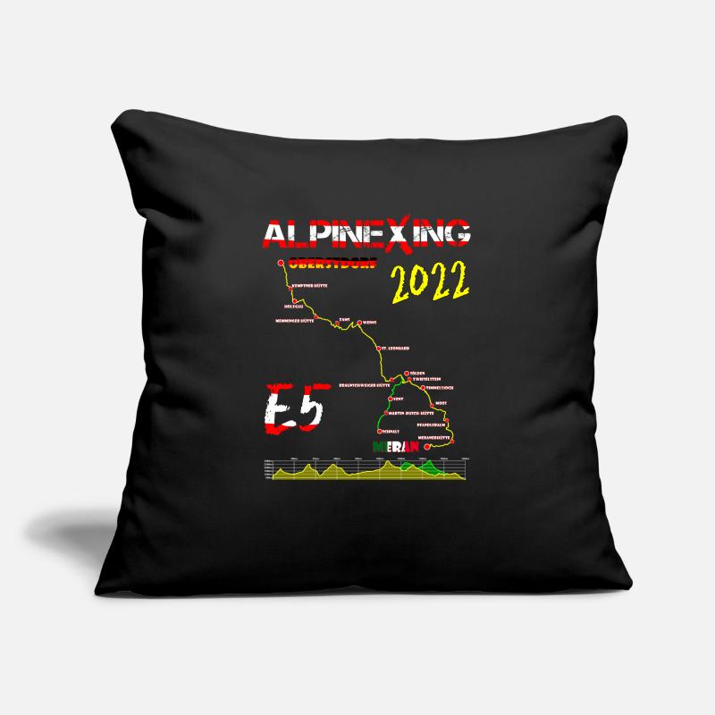 E5 Oberstdorf Merano 2022 (Garantie du prix le plus bas) Housse de coussin décorative 45 x 45 cm