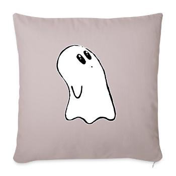 Halloween cute Ghost - Sofa pillowcase 17,3'' x 17,3'' (45 x 45 cm) - light taupe - Front