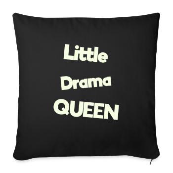 Dictons de bébé - Housse de coussin décorative 45 x 45 cm - noir - Devant