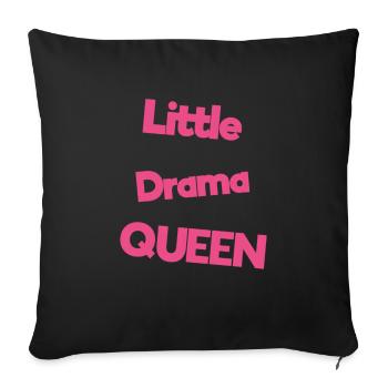 Dictons de bébé - Housse de coussin décorative 45 x 45 cm - noir - Devant
