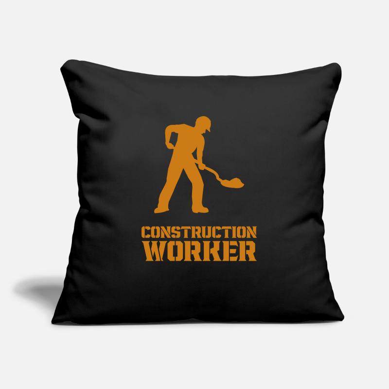 bauarbeiter baustelle worker Sofakissenbezug 45 x 45 cm