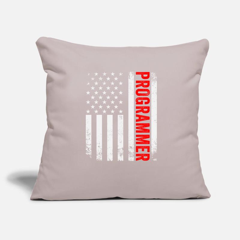 Codeur Développeur Programmeur Codage informatique informatique Housse de coussin décorative 45 x 45 cm