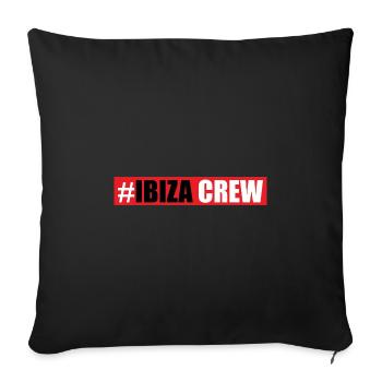 Ibiza Équipage - Housse de coussin décorative 45 x 45 cm - noir - Devant