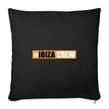 Ibiza Équipage - Housse de coussin décorative 45 x 45 cm - noir - Devant