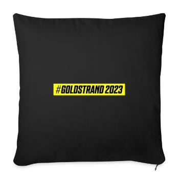Golden Sands 2023 - Sofa pillowcase 17,3'' x 17,3'' (45 x 45 cm) - black - Front
