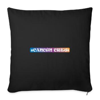 Cancun Crew - Sofakissenbezug 45 x 45 cm - Schwarz - Vorne