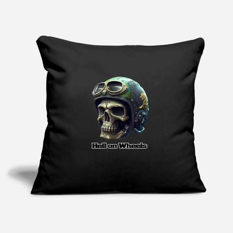 L’enfer sur roues Housse de coussin décorative 45 x 45 cm