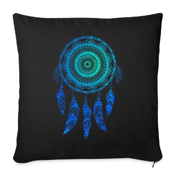 Dream Catcher - Sofa pillowcase 17,3'' x 17,3'' (45 x 45 cm) - black - Front