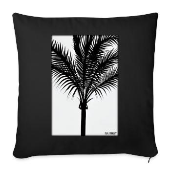Palm Beach Holiday Summer Sun Sea Travel Holidays - Housse de coussin décorative 45 x 45 cm - noir - Devant