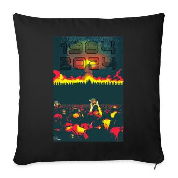 NUKE 3 von Yume Origins - Sofakissenbezug 45 x 45 cm - Schwarz - Vorne