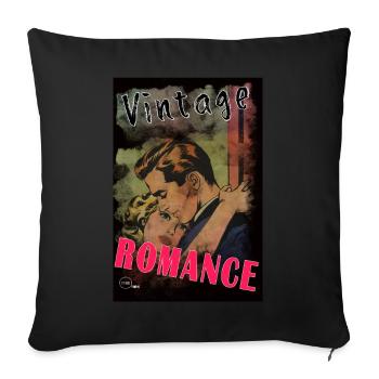 VINTAGE ROMANCE 5 By Yume Origins - Sofa pillowcase 17,3'' x 17,3'' (45 x 45 cm) - black - Front